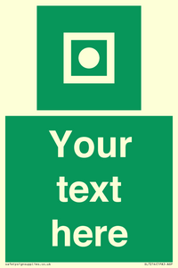 Custom sign safe condition Shipboard general alarm